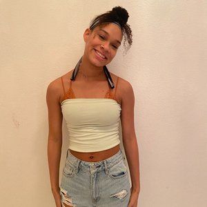 Brandy Melville JENNY TUBE TOP | GREEN